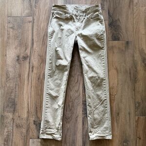 Levi’s 514 Straight Fit Khaki Jeans
